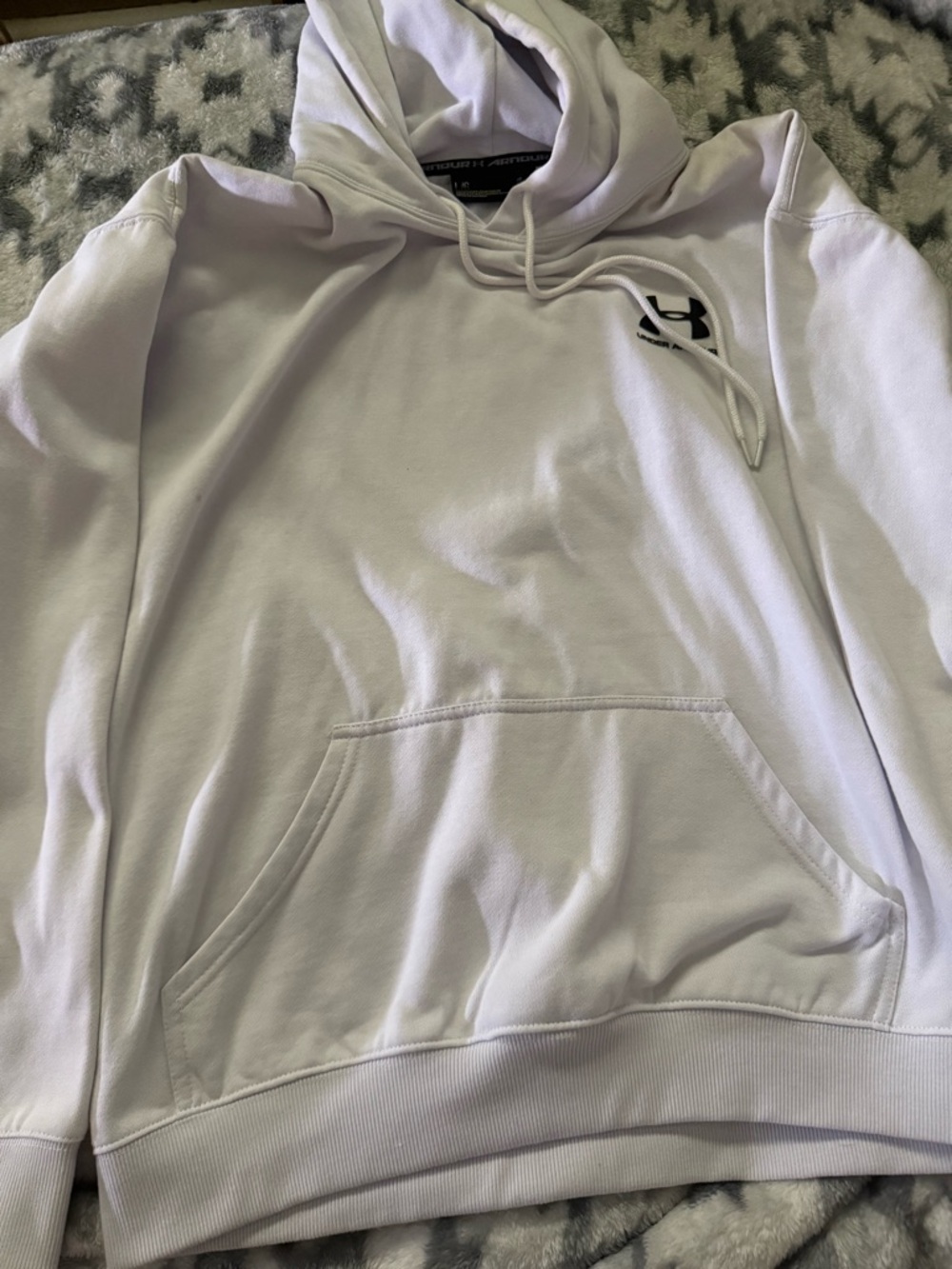 Under Armour Lavender Pullover Hoodie with Logo
